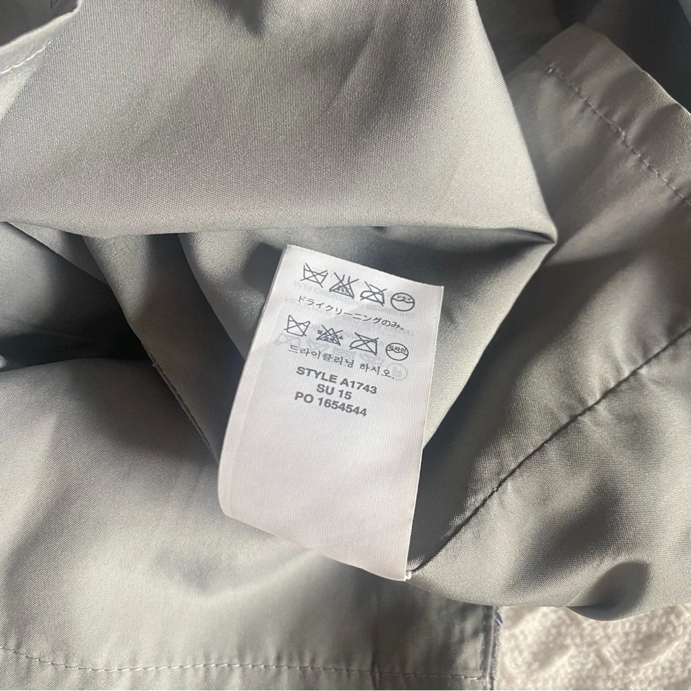 J. Crew Pamela dress Leavers lace grey size 4